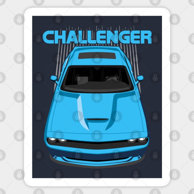 Challenger - B5 Blue Sticker by V8social